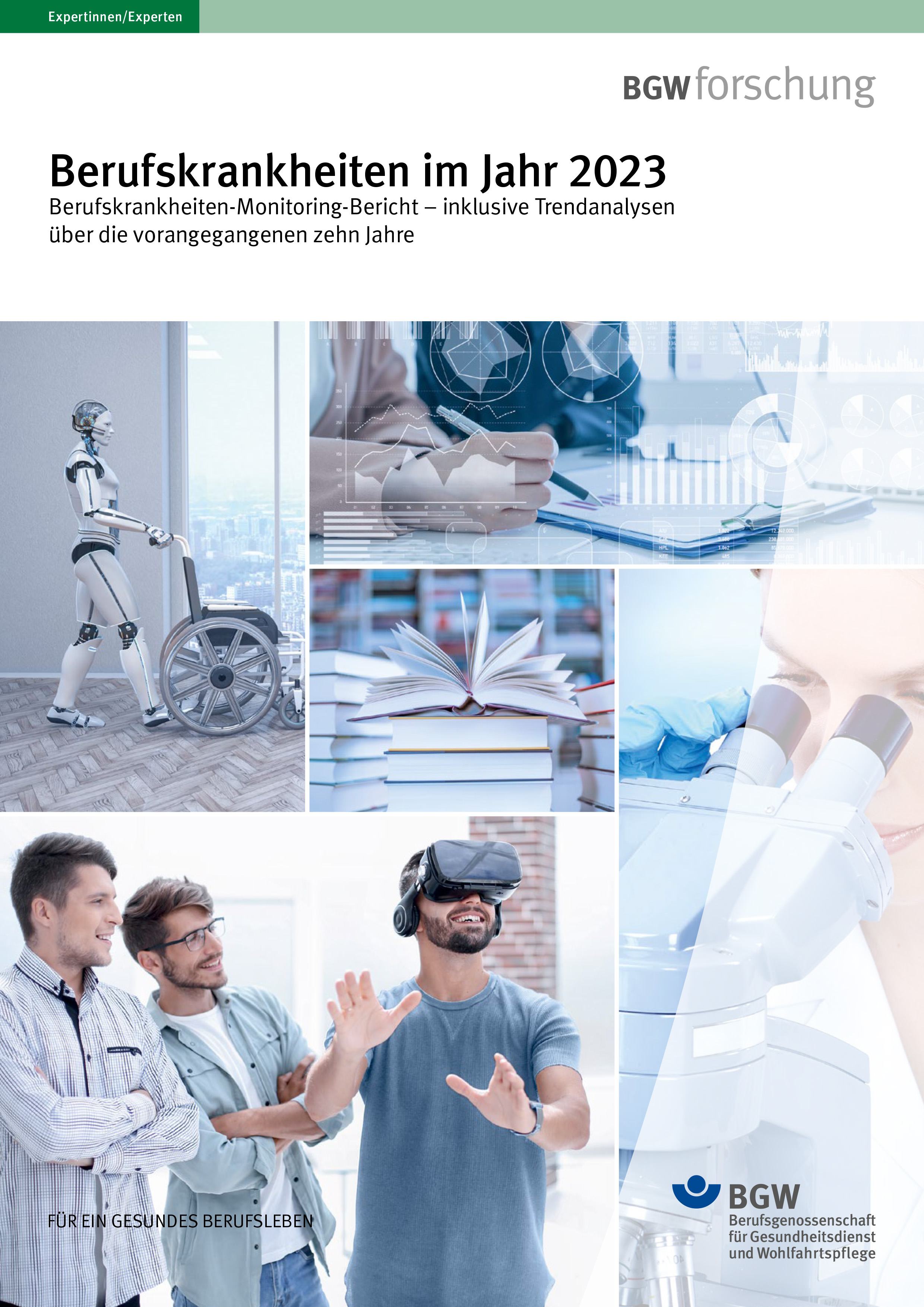Titelcover Berufskrankheiten im Jahr 2023