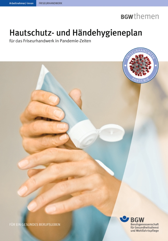 Titel: Hautschutz- und Händehygieneplan für das Friseurhandwerk in Pandemie-Zeiten