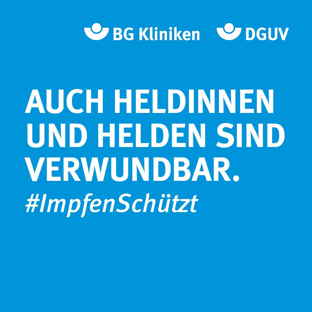 #ImpfenSchützt Kampagnenmotiv: "Auch Heldinnen und Helden sind verwundbar"