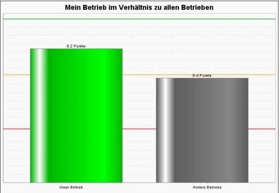 Anleitung BGW Orga-Check: Bildschirmfoto Grafik Benchmark