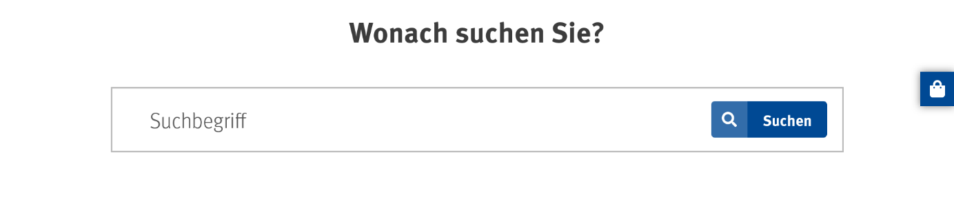 Suchfeld auf bgw-online.de