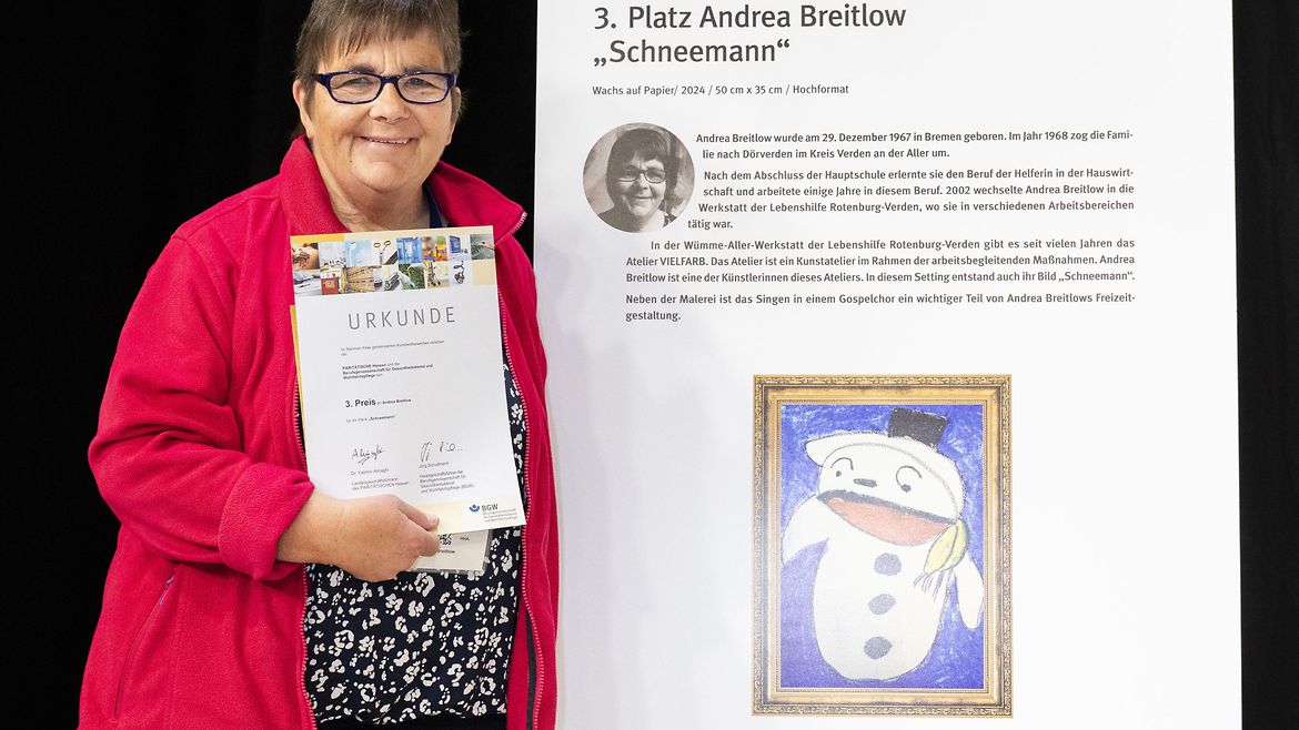 Kunstpreisverleihung, 3. Preisträgerin Andrea Breitlow,