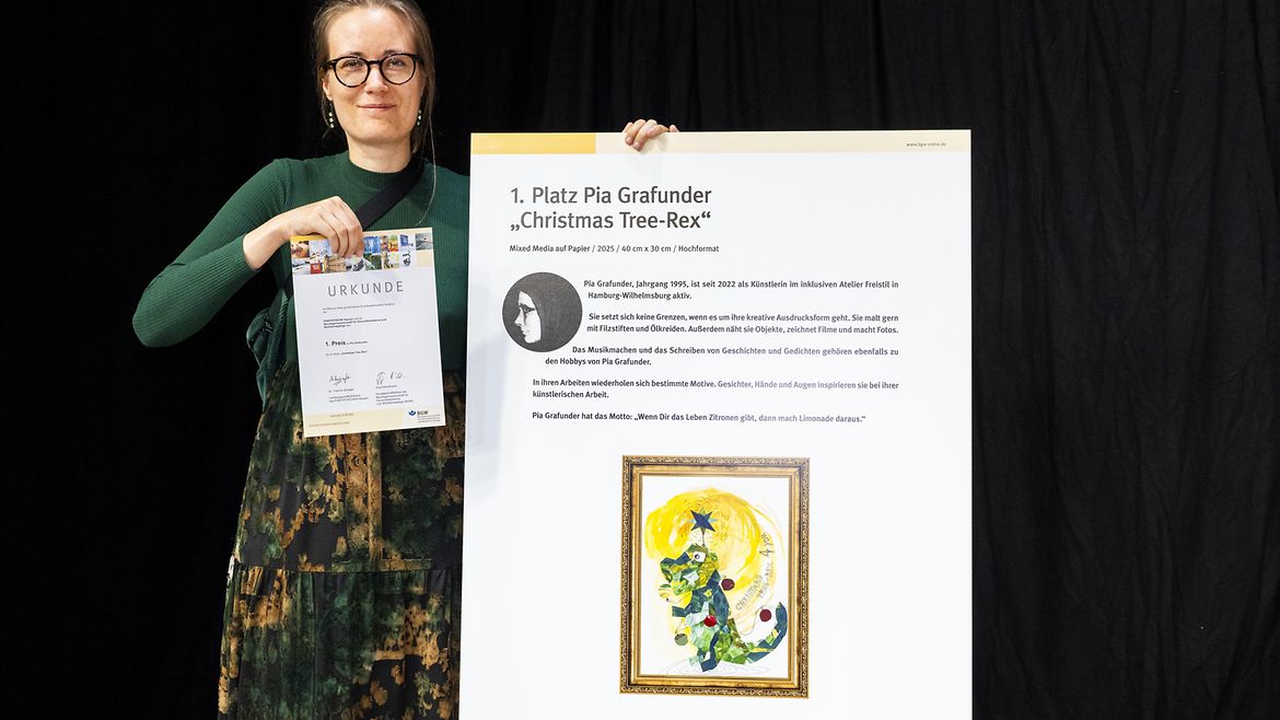 Kunstpreisverleihung, 1. Preisträgerin Pia Grafunder