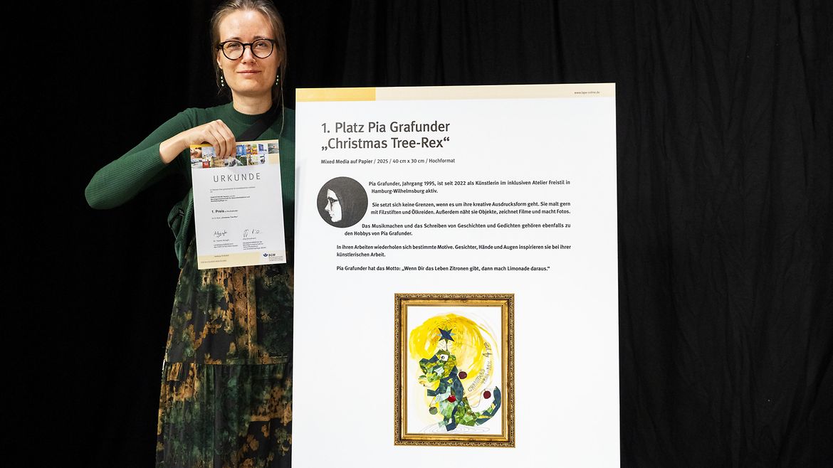 Kunstpreisverleihung, 1. Preisträgerin Pia Grafunder