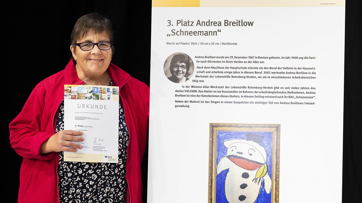 Kunstpreisverleihung, 3. Preisträgerin Andrea Breitlow