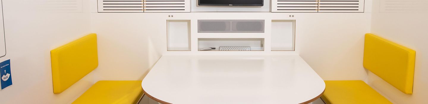 Das BGW mobil von innen.