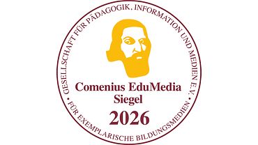 Comenius EduMedia Siegel 2026 der Gesellschaft für Pädagogik, Information und Medien e. V. 