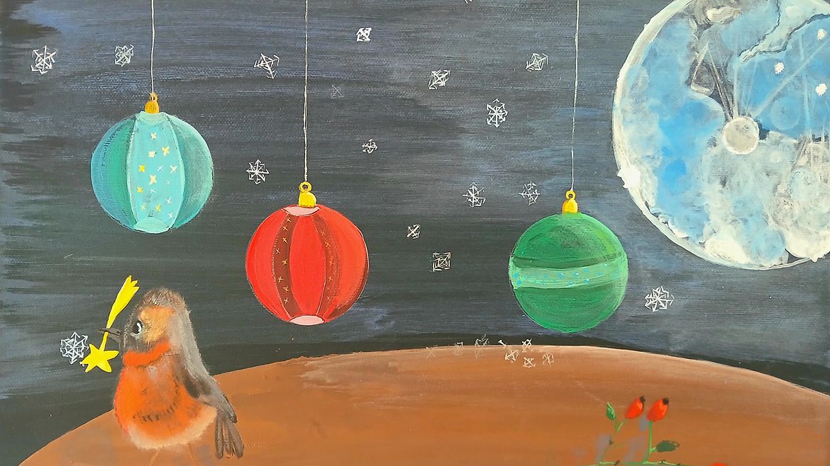 3. Platz: „Raumweihnacht“ von Ursula Ebner