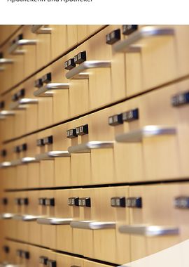 Titel: Freiwillige Versicherung für Apothekerinnen und Apotheker - Apothekenschrank