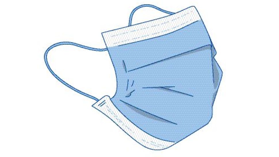 Mund-Nase-Schutz Mund-Nase-Schutz - Illustration