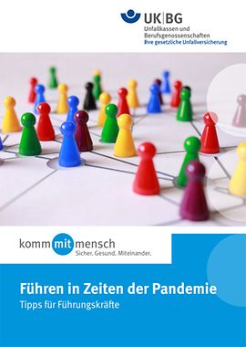 DGUV kommmitmensch - Führen in Zeiten der Pandemie - Bunte Spielfiguren