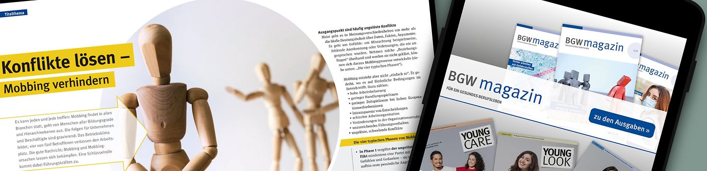 Screenshot MedienApp BGW magazin