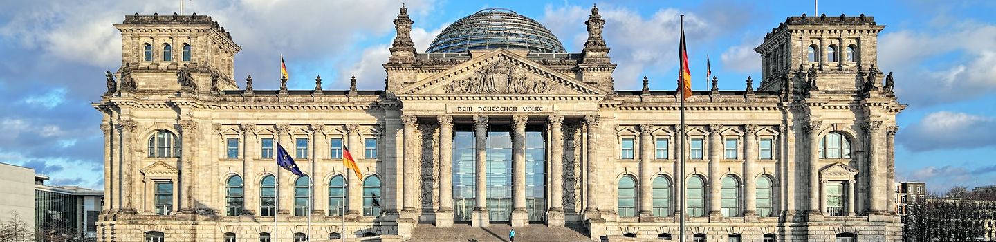 Das Reichstagsgebäude in Berlin