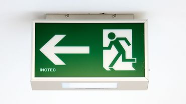 Brandschutz Kennzeichnung für Fluchtweg